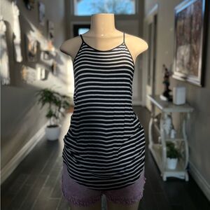 Long striped tank